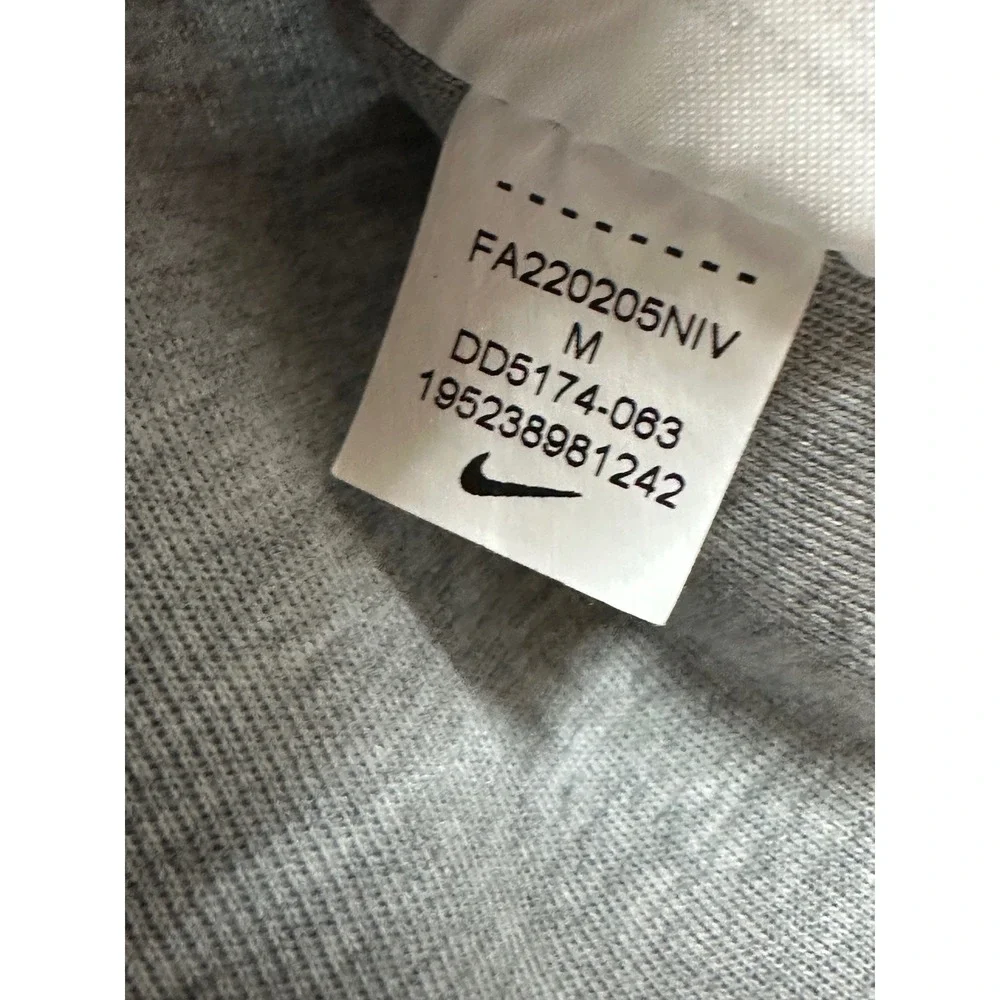 Nike Tech Fleece Hoodie Mens Size M Gray DD5174-063 Pullover Sweatshirt